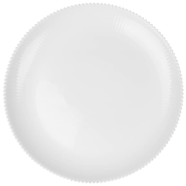 KADAX Middagstallerken Lav 26,5 cm Glas Stor Rund Glas Flad Rillet