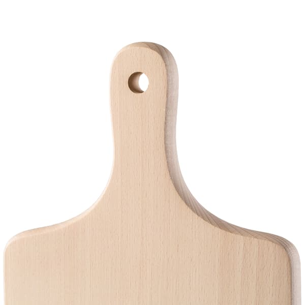 KADAX Traditionelt Træskærebræt til Køkken med Håndtag 28x17,5 cm Bøg