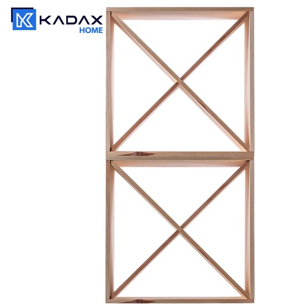 KADAX Vinställ i trä, 48 flaskor, alkoholskåp, 104 cm, set om 2