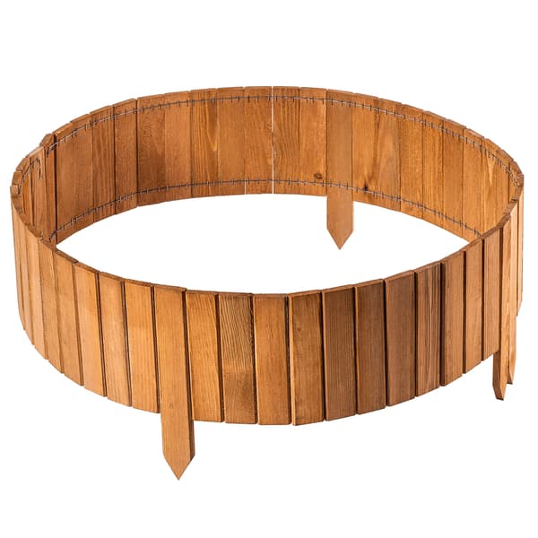 KADAX Palisade Havekant Træhegn Hamret Eg 20x116