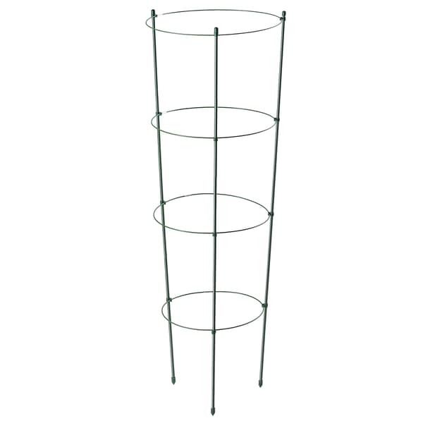 KADAX Ringstøtte til planter og blomster 90 cm metalstøtteringe 6 stk.