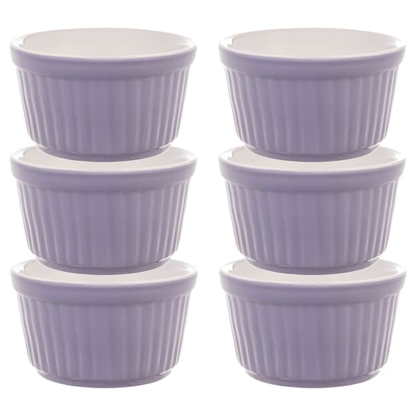 KADAX Bakformar Ramekins Ugnsfast form 9 cm Skålar 150 ml 6 st