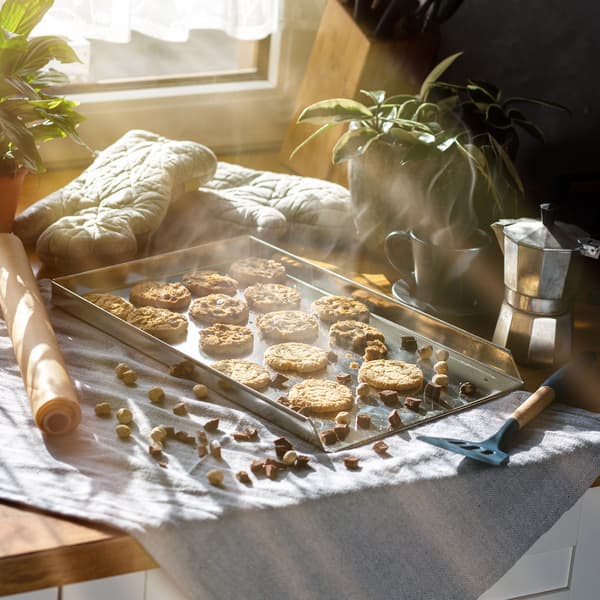KADAX Öppen Rektangulär Bakplåt för Kakor 40x27cm