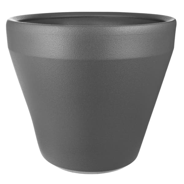 KADAX Urtepotte Stor Rund Urtepotte Have Terrasse Antracit 46cm