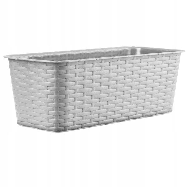 KADAX Balkonkasse 40 cm Urtepotte Urtepotte Balkon Grå