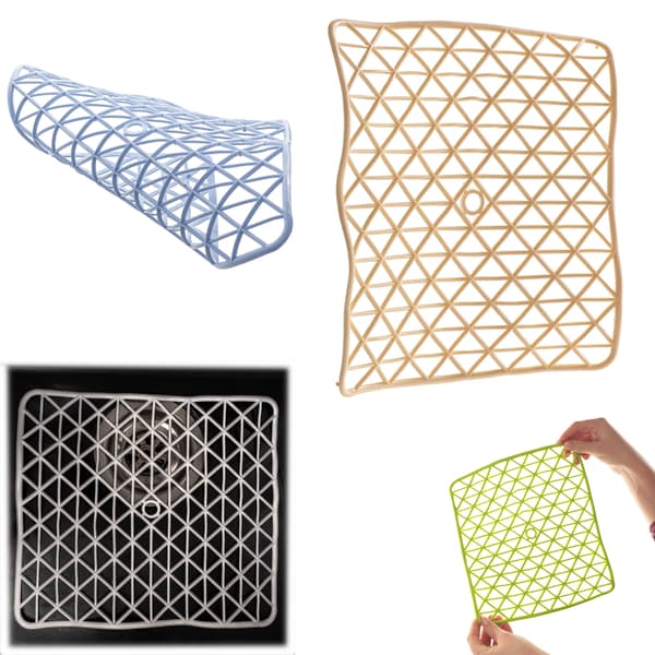 KADAX Diskbänksinsats Gummimatta Skyddsdyna Trianglar 26x23 cm