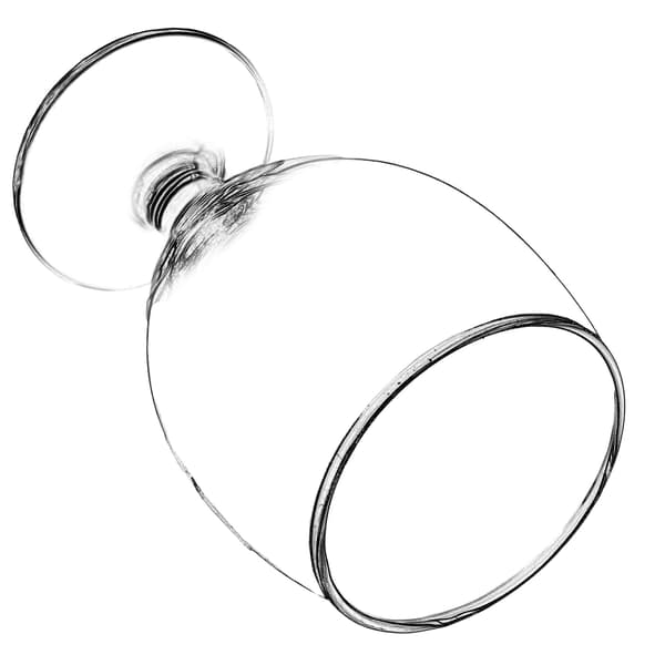 KADAX Ölglas, Cocktails, Drycker, Mugg, 370ml, 6 st, Present