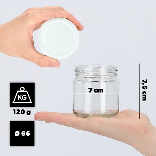 KADAX 10 st. burkar 200 ml glas sylt honung + korkar Fi66