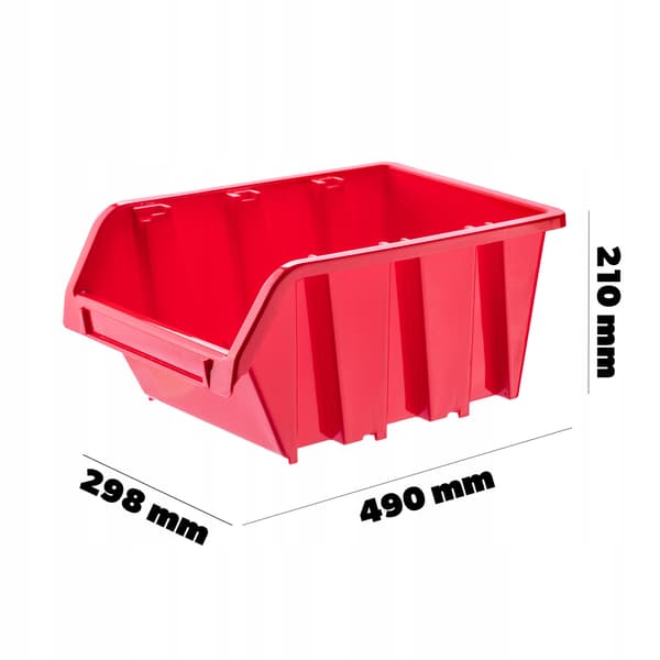 KADAX Verkstadsbrickor Förvaringsbehållare Set med 20 brickor Bricka 490x298mm