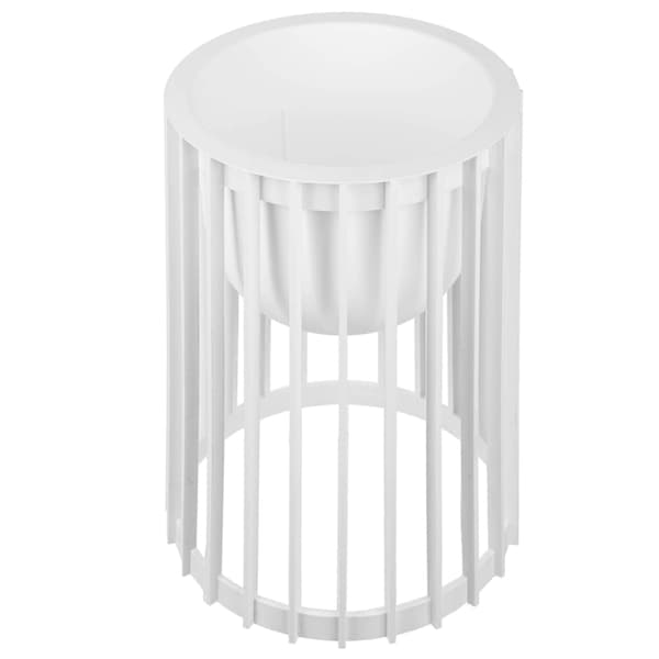 KADAX Loft Dobbeltsidet Hvid Blomsterstander 53,5 cm + Indsats