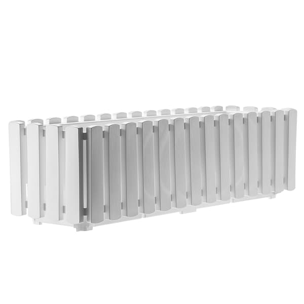 KADAX Balkonglåda Blomkruka 58x18x16,5 cm Vit Balkong
