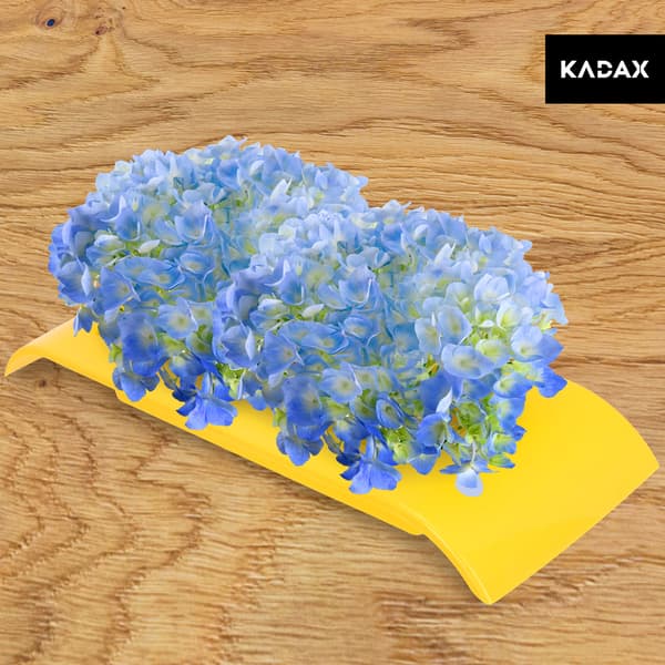 KADAX Urtepotteskjuler til Kompositioner til Dekorationer Ikebana Base Gul