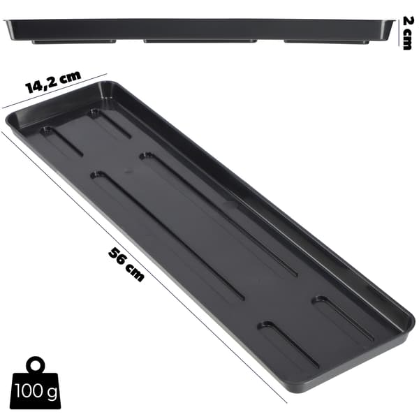 KADAX Urtepottestativ 60cm Balkonkasse Plastbakke