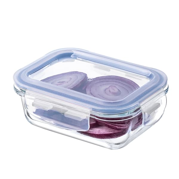 KADAX Glasmatbehållare 370ml Med Lock Matlåda