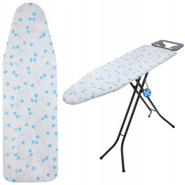 KADAX Strykbrädesöverdrag Stretchig Baksida 140x55cm Blommor