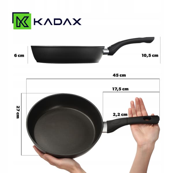KADAX Stekpanna Gas Induktion 26 cm Non-stick Stor