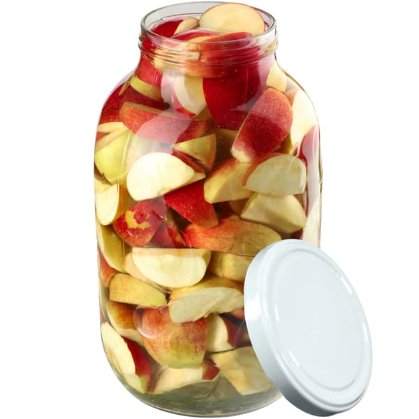 KADAX Glasburk 5L Gurka 5000ml + Kork Fi 100 Mönster