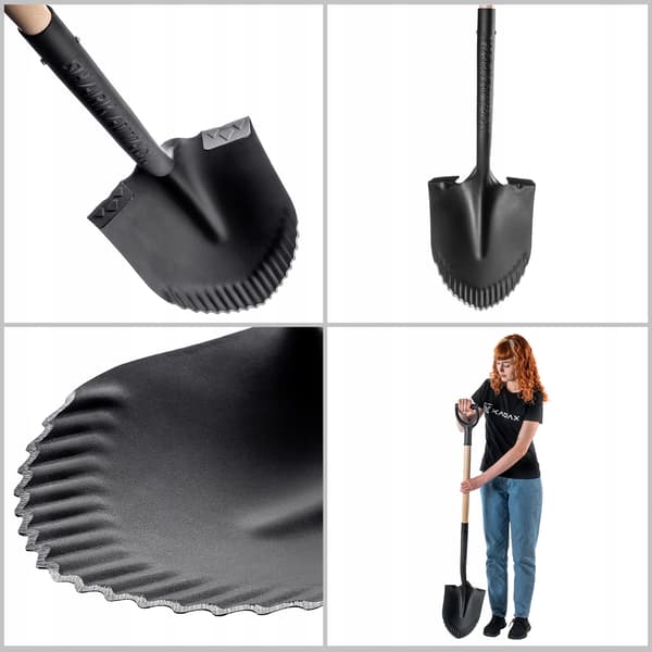 KADAX Terävä Lapio 132 cm Puutarhan Kaivamiseen Kahvalla