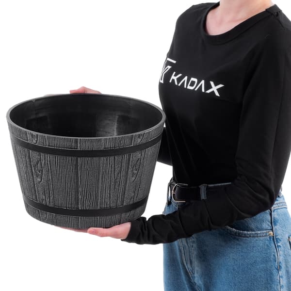 KADAX Urtepotte Have Urtepotte Rund Plastik Urtepotte 30cm