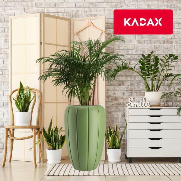 KADAX Høj havepotte + Indsats Grøn 60 cm Plast