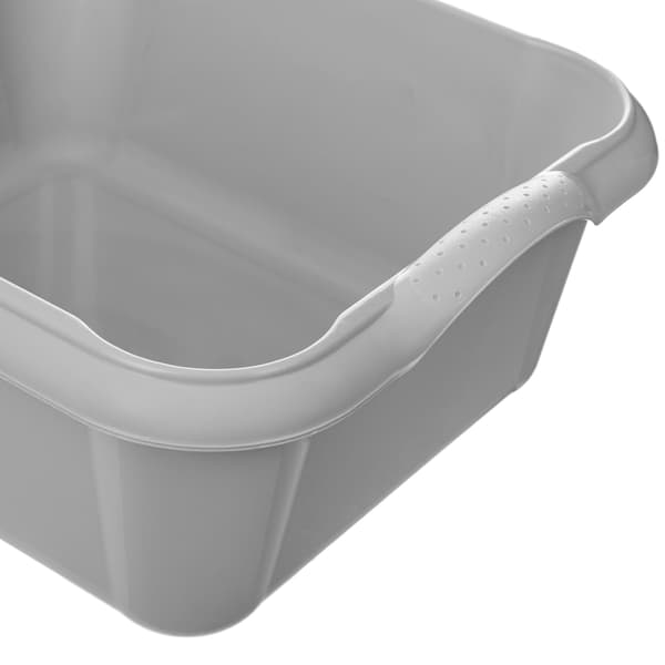 KADAX Plasttvättbalja 18L Rektangulär med Handtag