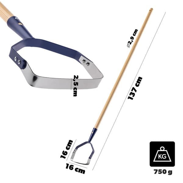 KADAX Podcinak 130cm do spulchniania ziemi i usuwa
