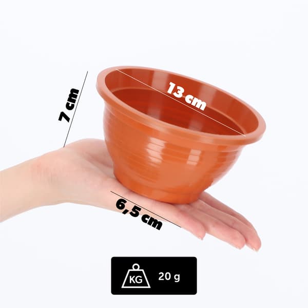 KADAX Blomkruka för kyrkogård Gravstensskål Krysantemum 13 cm