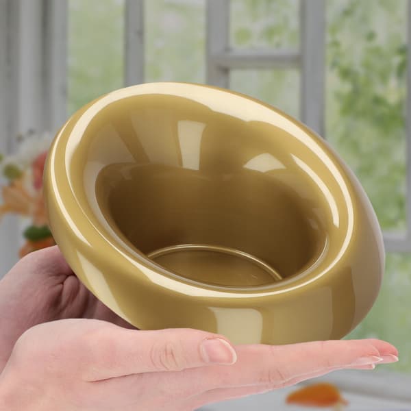 KADAX Urtepotteskjuler til Kompositioner Dekorationer Ikebana Base Guld 9cm