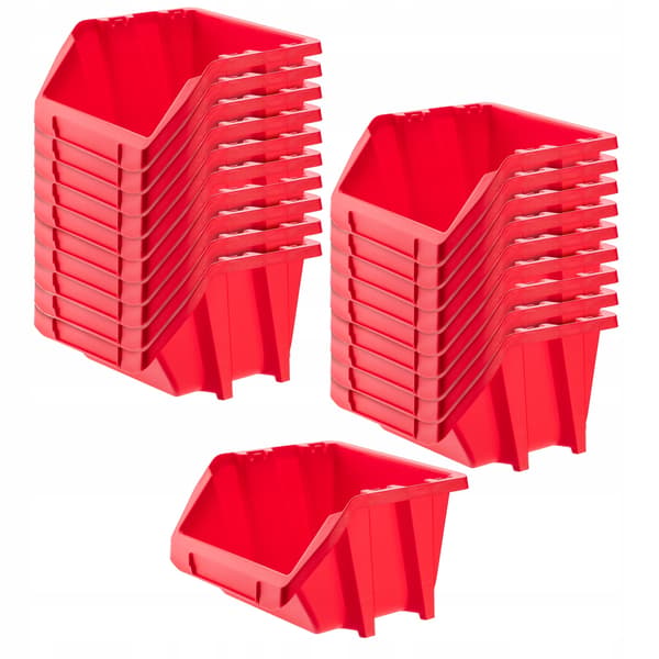 KADAX Verkstadsbrickor Förvaringsbehållare Set med 20 brickor Bricka 272x238mm