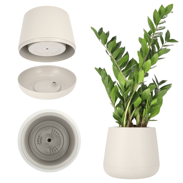 KADAX Blomkruka med blomställning 13 cm korklock beige