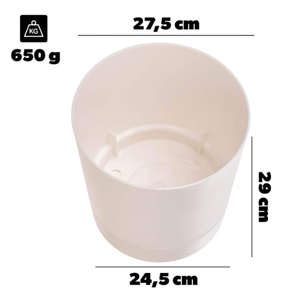 KADAX Blomkruka Blomkruka med stativ Plast Rund 27,5 cm