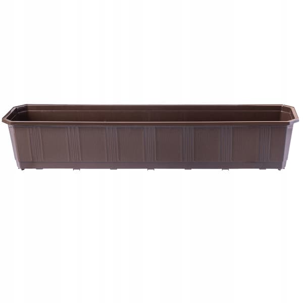 KADAX Balkonkasse 80 cm Urtepotte Urtepotte Balkon Brun