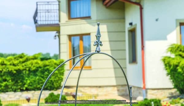 KADAX Havepergola til planter, blomster, obelisk til blomster, klatreplanter, metal, 120 cm