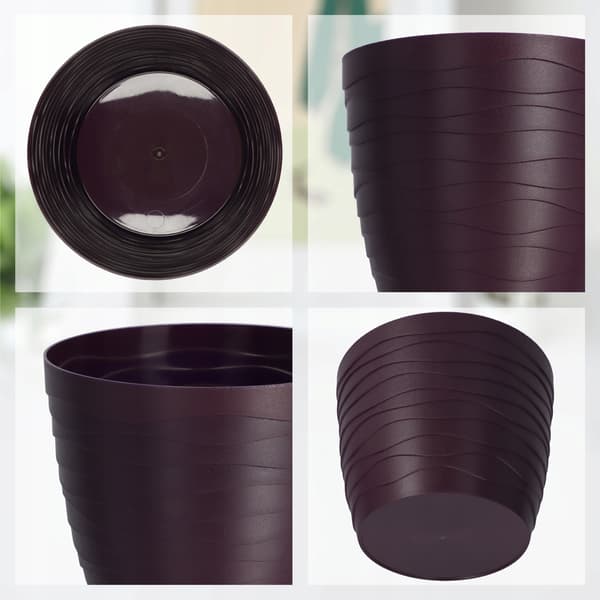 KADAX Urtepotte, Blomme Urtepotte, Rund, 13 cm, Plast