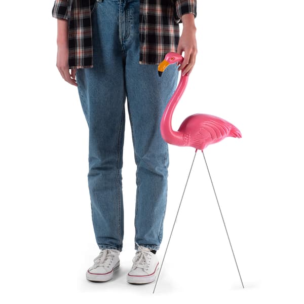 KADAX Trädgårdsfigur Figur Dekoration Trädgårdsprydnad Flamingo Figurer 2 st