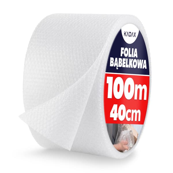 KADAX Bobleplast 40cm Boblebeskyttelse Stærk Kvalitet Stor Boble 100M
