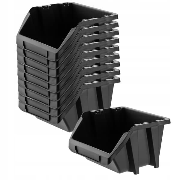 KADAX Verkstadsbrickor Förvaringsbehållare Set med 10 brickor Bricka 187x158mm