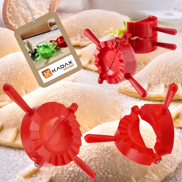 KADAX Dumplingform, Dumplingskärare, Dumplingmaskin, Form, 2 st.