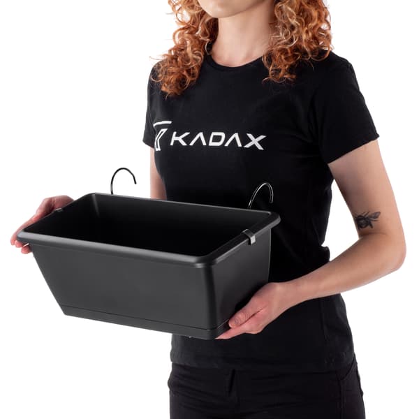 KADAX Balkonkasse 40 cm Urtepotte Urtepottestativ Håndtag Balkon