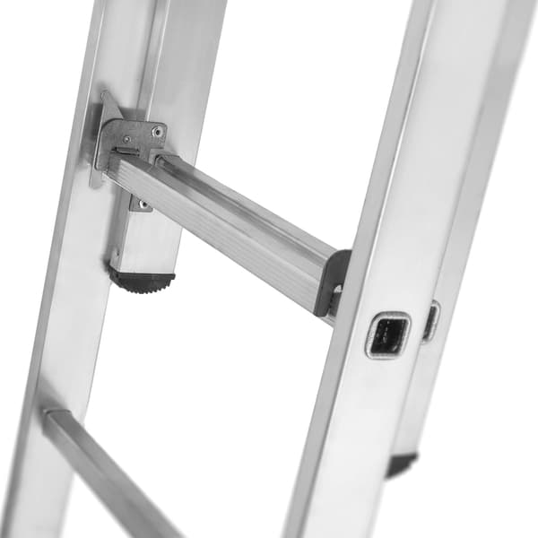 KADAX Mini Aluminium Stillads 2x6 Trin Sammenklappelig Arbejdsplatform Stige 3i1