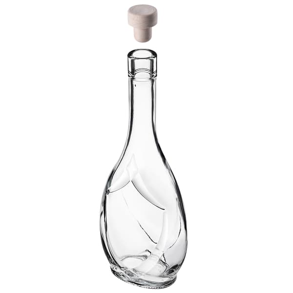 KADAX Icona Glasflaska 500 ml 0,5L Vinflaskor 50 st + Kork