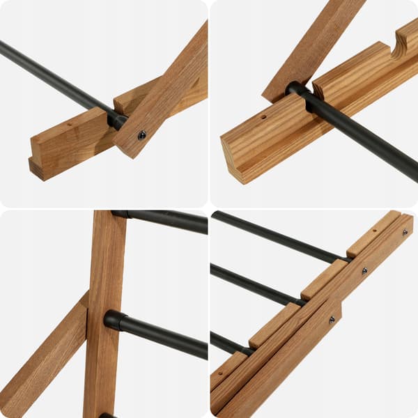 KADAX Trätorktumlare för badrum 85 cm väggmonterad Eco
