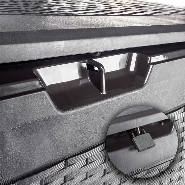 KADAX Haveboks Balkonboks 310L Til Have Balkon Terrasse Brun