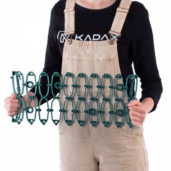KADAX Gräsmattgaller för robotgräsklippare, perfekt för kurvor, 47 cm, 4-pack