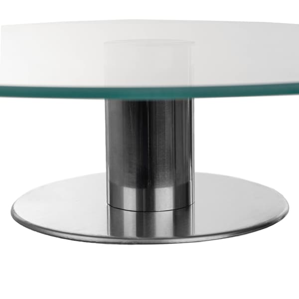 KADAX Roterende Kagefad Glas Kagetallerken 28cm Til Dekoration Dekorationer