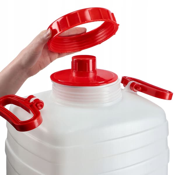 KADAX-dunk med hanetank, dunk til drikkevand og drikkevarer, 25 liter, certifikat
