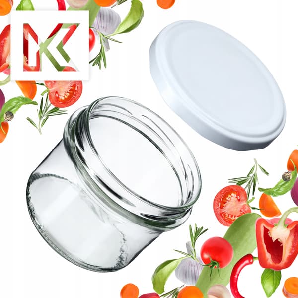 KADAX 10x Lasipurkit 235 ml Säilöntä Jam Pate Kannet Fi82
