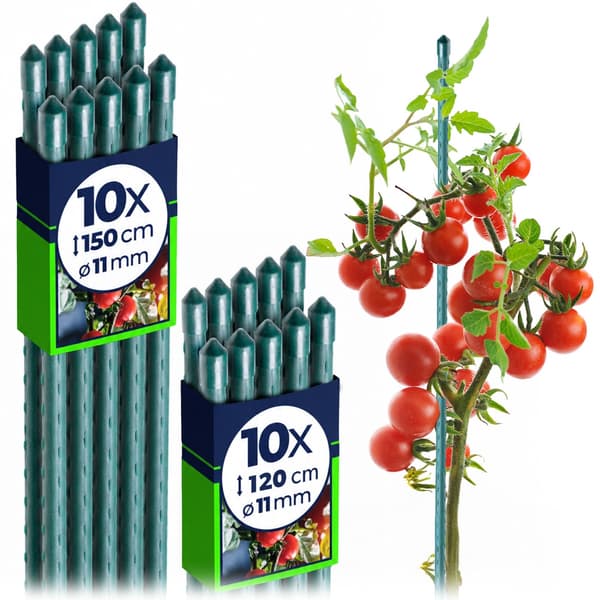 KADAX-kasvin tukitanko tomaatille 120 + 150 cm 11 mm 20 kpl