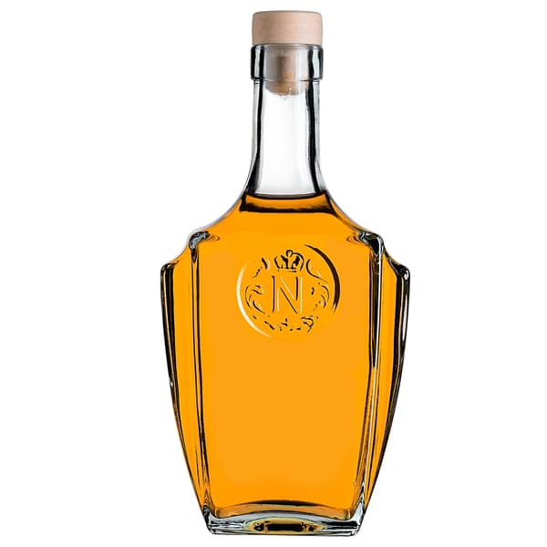 KADAX Glasflaskor 500 ml 0,5L För Vin, Likör, Hembränt, Whisky 10 st Med Kork