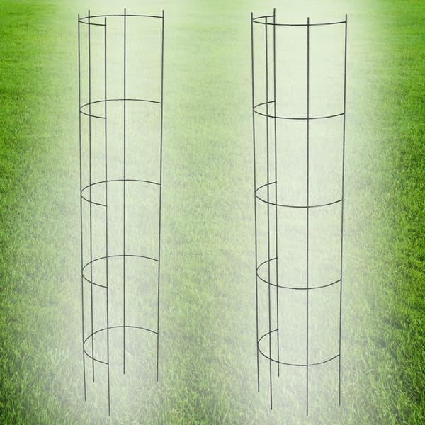 KADAX Havepergola Metalstøtte til Blomster, Roser, Planter, Søjle 150cm